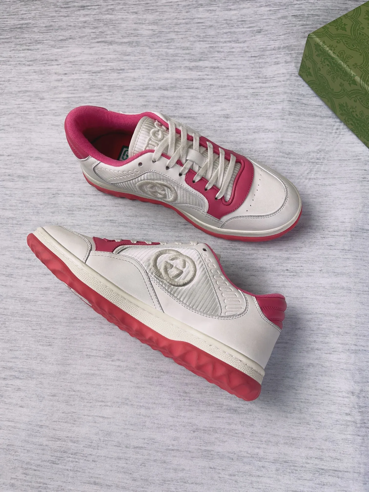 👟👟Ex-factory price 600👟👟 👑The top version of Gucci's latest popular MAC80 sneakers on the market, women's 35-40, men's 39-45 👏👏👏Welcome all bosses to compare and provide guidance...